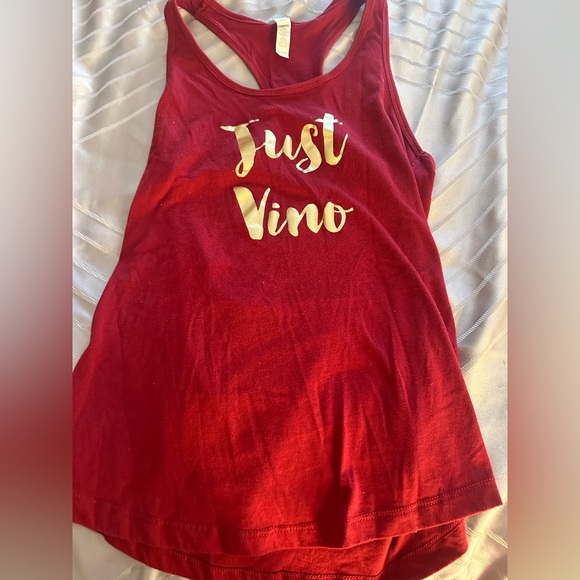Just Vino Racerback Tank - Picture 1 of 2